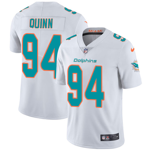 Nike Dolphins #94 Robert Quinn White Men's Stitched NFL Vapor Untouchable Limited Jersey